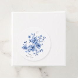 Waterverf Chinoiserie floral Bedankjes Labels