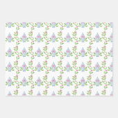 Waterverf Chinoiserie Ginger Jars Crest Inpakpapier Vel (Voorkant 3)