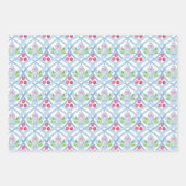 Waterverf Chinoiserie Ginger Jars Crest Inpakpapier Vel (Voorkant 2)