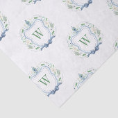 Waterverf Chinoiserie Ginger Jars Crest Tissuepapier (Detail)