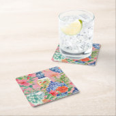 Waterverf Chinoiserie Ginger Jars & Flowers Kartonnen Onderzetters (Insitu)