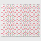 Waterverf Chinoiserie Kerststrik Topiary Gift Cadeaupapier (Vlak)