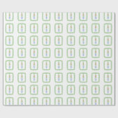 Waterverf Chinoiserie Kerststrik Topiary Gift Cadeaupapier (Vlak)