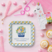 Waterverf Chinoiserie Mandarins Kerst Papieren Bordje (Feest)