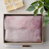 Waterverf chique bordeauxrode en blozende Franse r Tissuepapier (Geschenk)