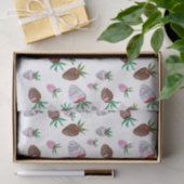 Waterverf Chocolade Aardbeien Tissuepapier (Geschenk)