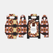 Waterverf Chocolade Baby shower Bedankdoosjes (Uitgevouwen)