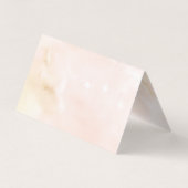 Waterverf Chocolade Desserts Bakery Business Car Visitekaartje (Achterkant)