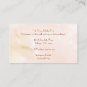 Waterverf chocolade-desserts bakkerij visitekaartje (Achterkant)