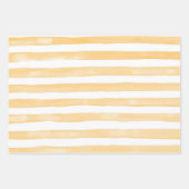 Waterverf Chocolade Fudge Popsicle Chevron Stripe Inpakpapier Vel (Voorkant 2)