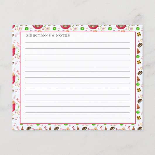 Waterverf Chocolade Gingerbread koekjes Recept (Achterkant)