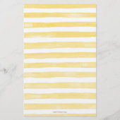 Waterverf Chocolade Popsiche Gepersonaliseerd Briefpapier (Achterkant)