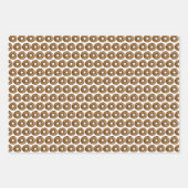 Waterverf Chocolade Sprinkle Donuts Pattern Inpakpapier Vel (Voorkant 2)