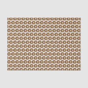 Waterverf Chocolade Sprinkle Donuts Pattern Tissuepapier