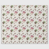 Waterverf chocoladepatroon cadeaupapier (Vlak)