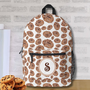 Waterverf Chocolate Chip Koekjes Persoonlijk Bedrukte Rugzak