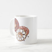 Waterverf Chocolate Glaze en Sprinkles Donut Koffiemok (Voorkant links)