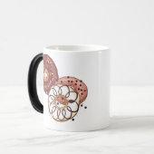 Waterverf Chocolate Glaze en Sprinkles Donuts Magische Mok (Voorkant links)