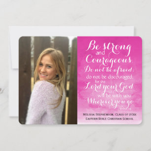 Waterverf Christelijk Bijbel aangepast Afstuderen Aankondiging