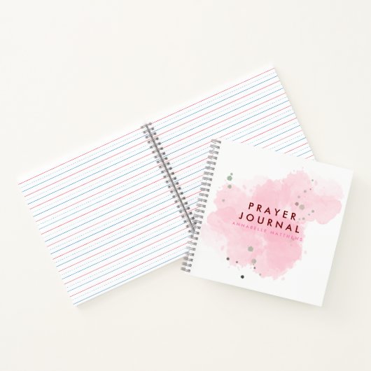 Waterverf Christelijk Notitieboek Prayer Journal (Binnen)
