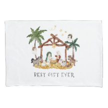 Waterverf Christelijke Kerstmis Geboorte