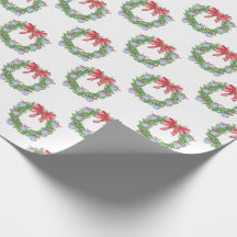 Waterverf Christmas Chinoiserie Ornament krans