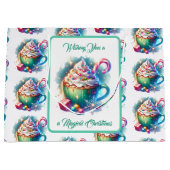  Waterverf Christmas Cup van Hot Cacao Groot Cadeauzakje (Voorkant)