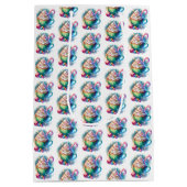  Waterverf Christmas Cup van Hot Cacao Medium Cadeauzakje (Achterkant)