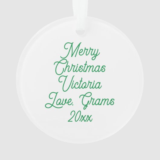  Waterverf Christmas Cup van Hot Cacao Ornament (achterkant)