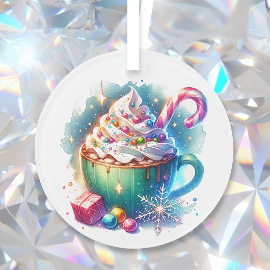 Waterverf Christmas Cup van Hot Cacao Ornament