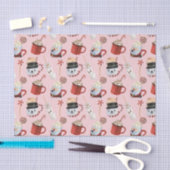 Waterverf Christmas Hot Cocoa Chocolate Tissuepapier (Craft)