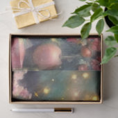 Waterverf Christmas Mouse Riding Train Decoupage Tissuepapier (Geschenk)