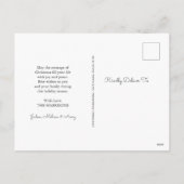 Waterverf Christmas Pig Briefkaart (Achterkant)