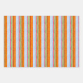 Waterverf Christmas Plaid en Stripes Bows Inpakpapier Vel (Voorkant 3)