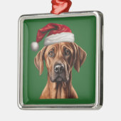 Waterverf Christmas Rhodesian Ridgeback Ornament (Links)