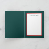 Waterverf Christmas snowman tekst toevoegen Kaart (Binnen)