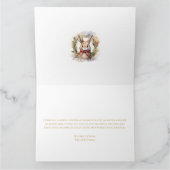 Waterverf Christmas Village Holiday Kaart (Binnen)