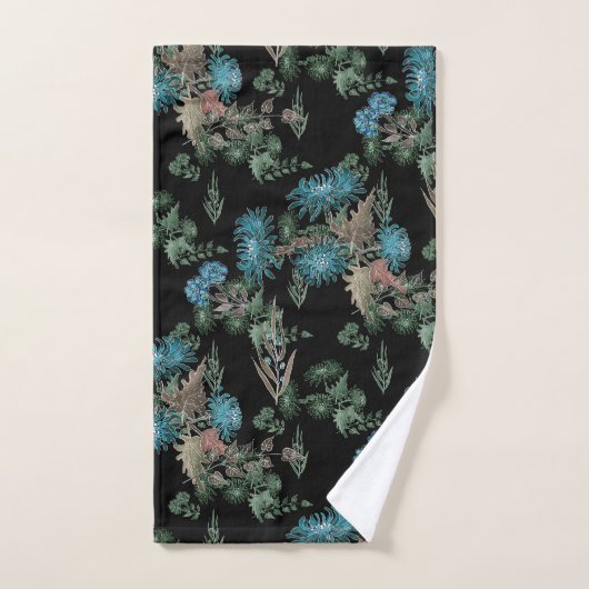Waterverf , chrysanten bad handdoek (Handdoek)