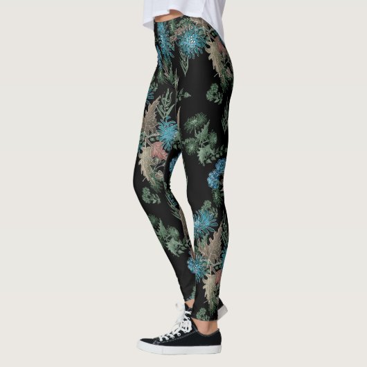 Waterverf , chrysanten leggings (Links)