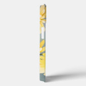 Waterverf chrysanten op lichtgele weide Case-Mate iPhone case (Achterkant / Rechts)