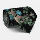 Waterverf , chrysanten stropdas (Opgerold)