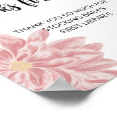 Waterverf Chrysanthemum boeken voor baby Poster (Hoek)