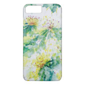 Waterverf Chrysanthemums iPhone 7 hoesje (Achterkant)