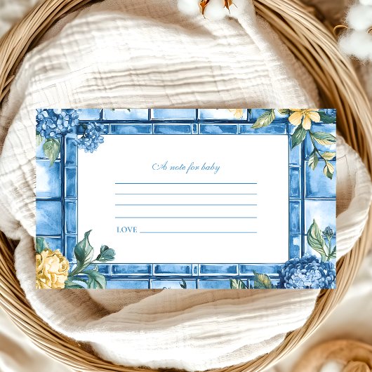 Waterverf Ciao, Baby Italiaans Baby S Note voor Ba Informatiekaartje