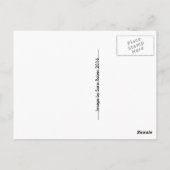 Waterverf cichorei met bijbelverse briefkaart (Achterkant)