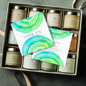 Waterverf Circle Abstracte minimalistische orde Be Vierkante Visitekaartje