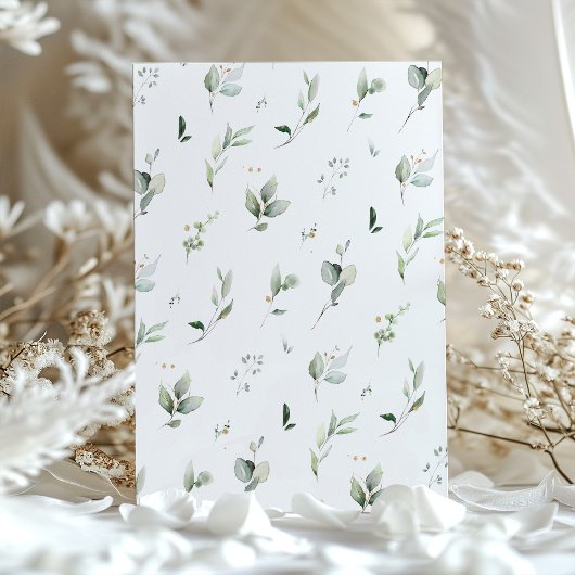 Waterverf Circle of Love Groen Goud Bladgroen Kaart