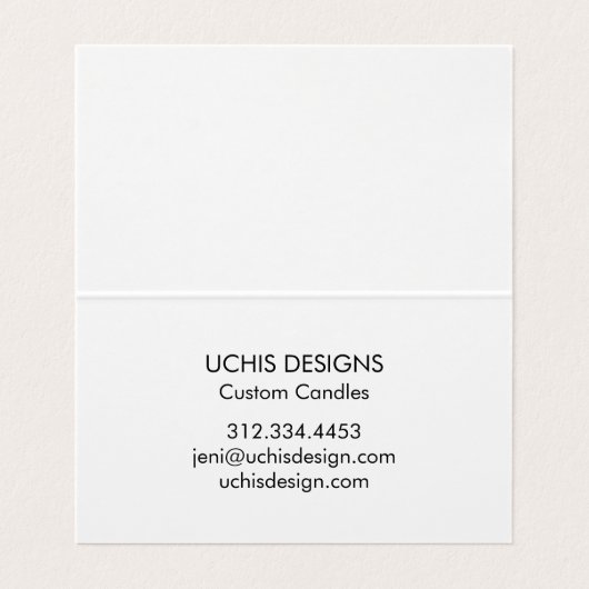 Waterverf Circles Abstract Minimalist Dank u Visitekaartje (Binnenkant ongevouwen)