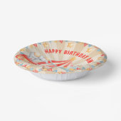 Waterverf Circus Animals Papieren Kommen (Gebogen)