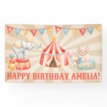 Waterverf Circus Animals